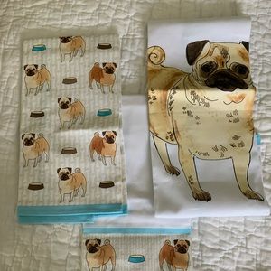 Pug Tea Towels